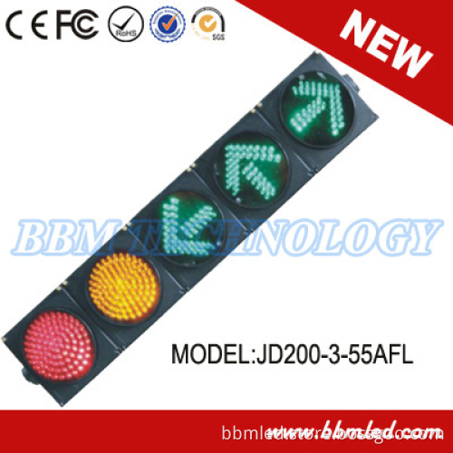 Dia. 200mm Fresnel Lens Red Green Traffic Light with 3 Green Arrows